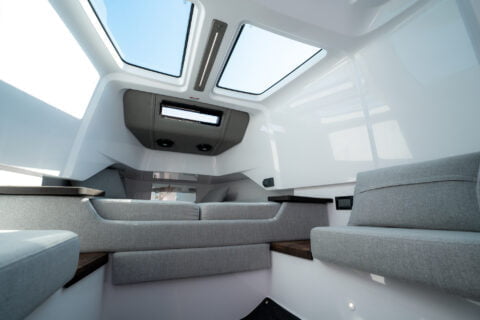 Axopar 37 Cross Cabin Interior Boat Share Sydney Experience
