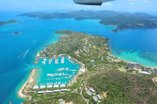 Beautiful view of Hamilton Island, Whitsunday Queensland Australia!