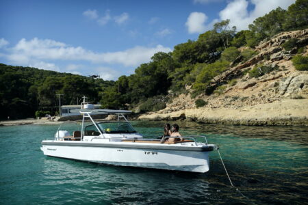08/11/2018Photo Shooting at Axopar-Brabus and Nimbus boats in Mallorca© Carlo Baroncini Photography boating shares Axopar 28 TT Family